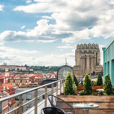 Wenceslas Square Terraces Prague Luaran gambar