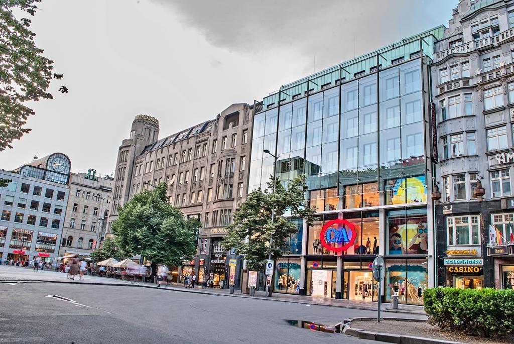 Wenceslas Square Terraces Prague Luaran gambar