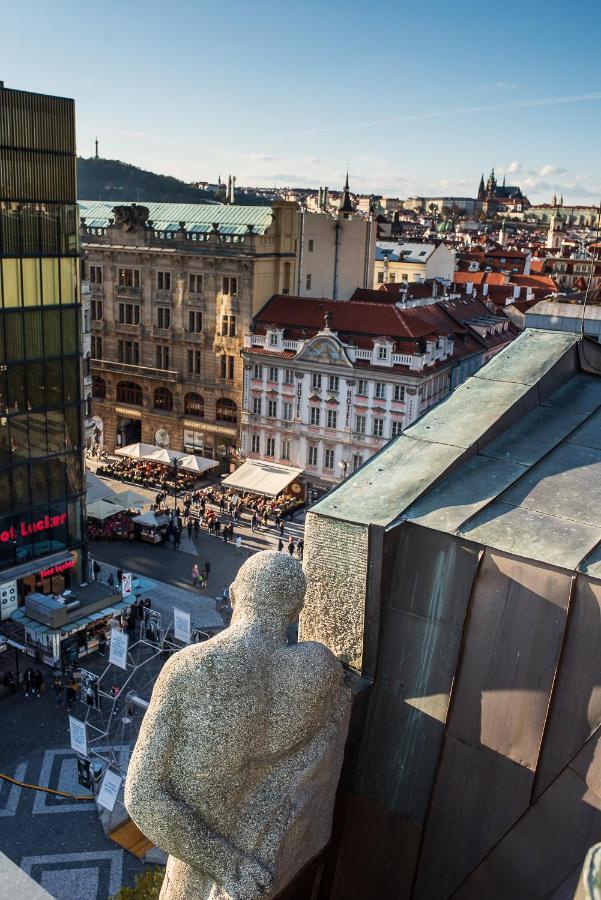 Wenceslas Square Terraces Prague Luaran gambar